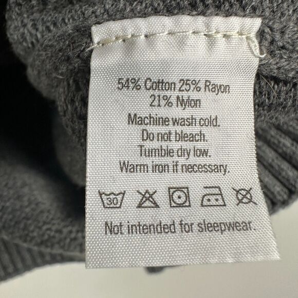 Janie and Jack Boys 2T Grey Fair Isle Sweater Knit Crewneck Winter Holidays - Picture 3 of 4